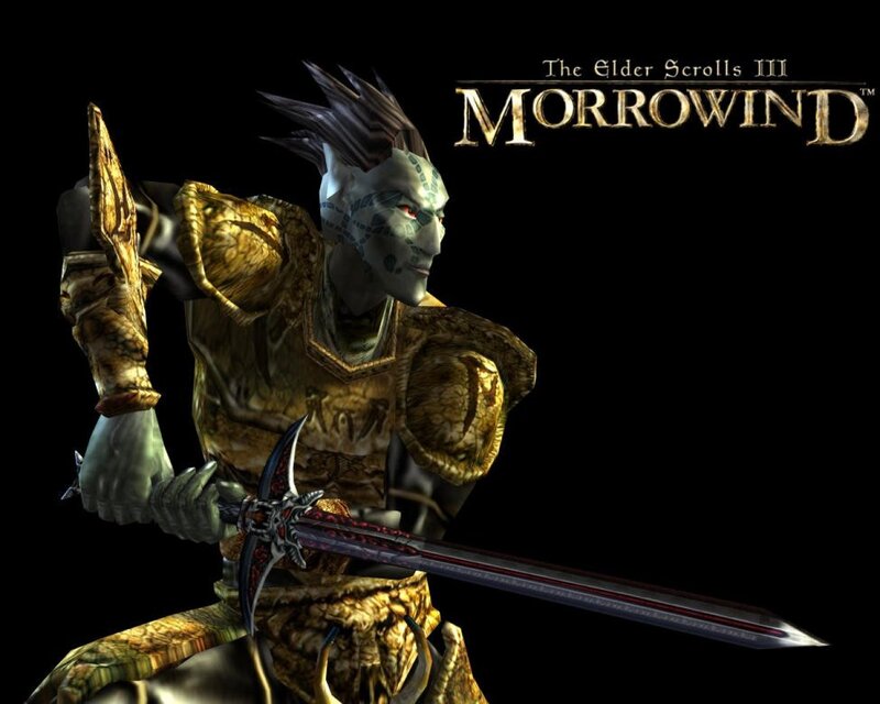 Morrowind character artwork