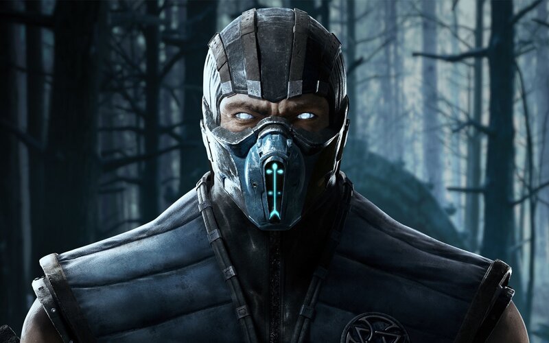 Mortal Kombat Character — Black, Dark, Intense, Night