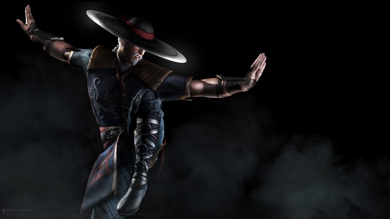 Mortal Kombat Character — Black, Dramatic, Night, 3d Render