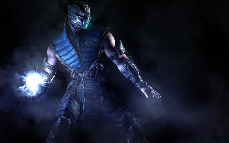 Mortal Kombat Character — Blue, Dark, Dramatic, Night