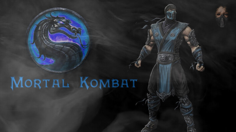 Mortal Kombat Character — Blue, Dramatic, Digital Art