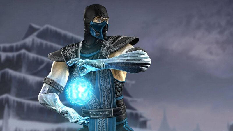 Mortal Kombat Character — Blue, Dramatic, Winter