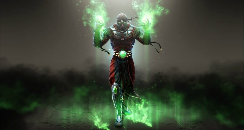 Mortal Kombat Character — Green, Dramatic