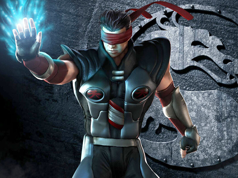 Mortal Kombat character in action