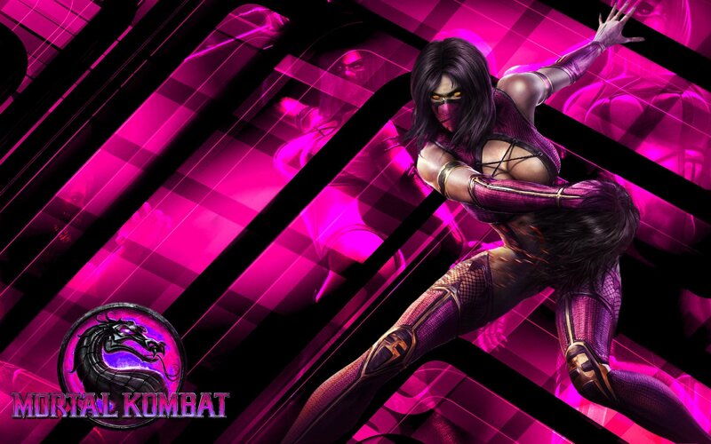 Mortal Kombat character in pink