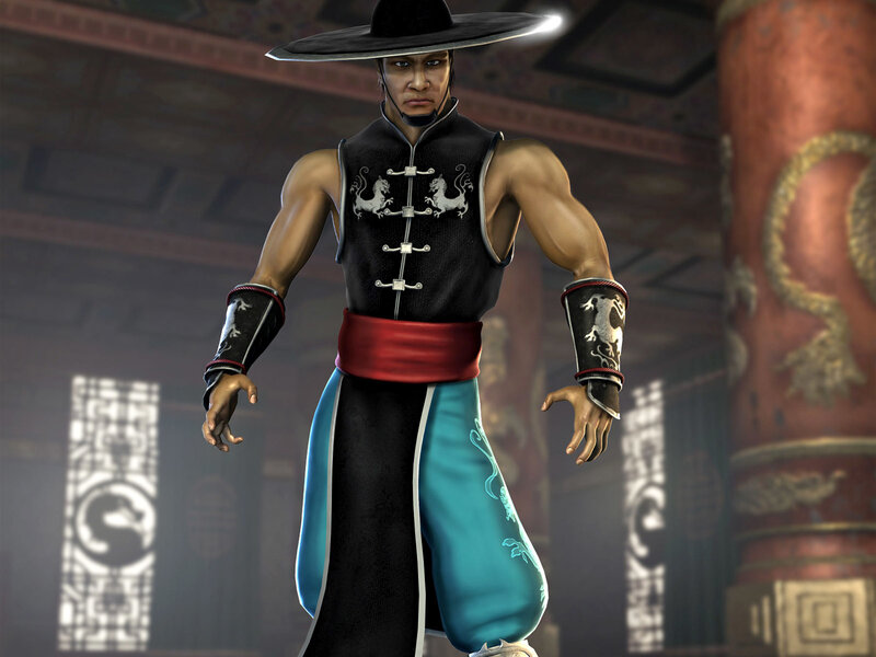 mortal kombat character in traditional attire