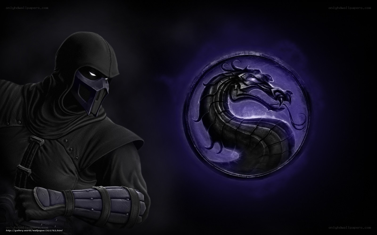 Mortal Kombat character with dragon emblem