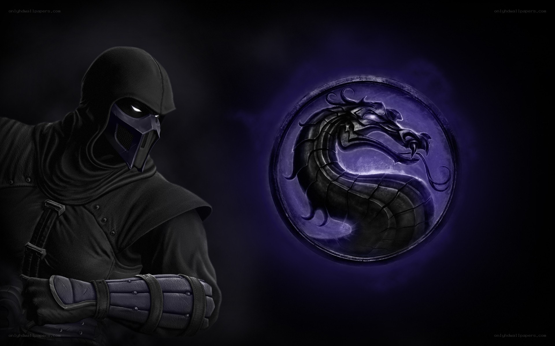 Mortal Kombat character with dragon emblem
