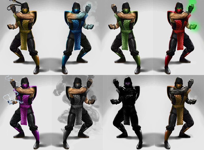 Mortal Kombat Characters — Black
