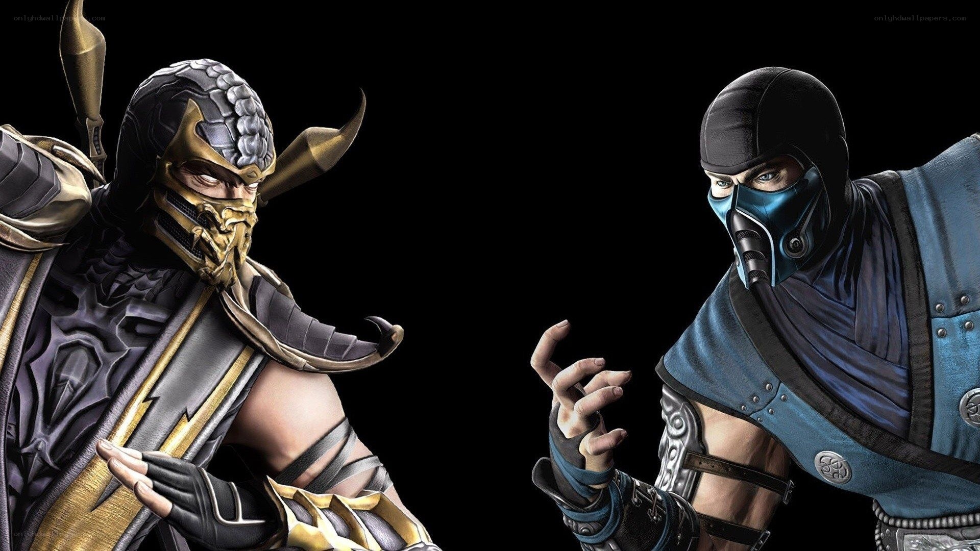 Mortal Kombat characters in combat