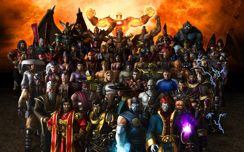 Mortal Kombat Characters — Orange