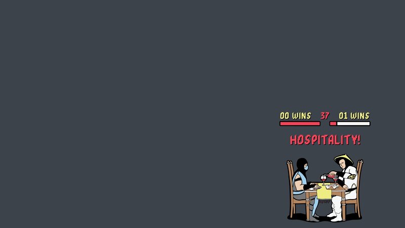 Mortal Kombat dinner scene