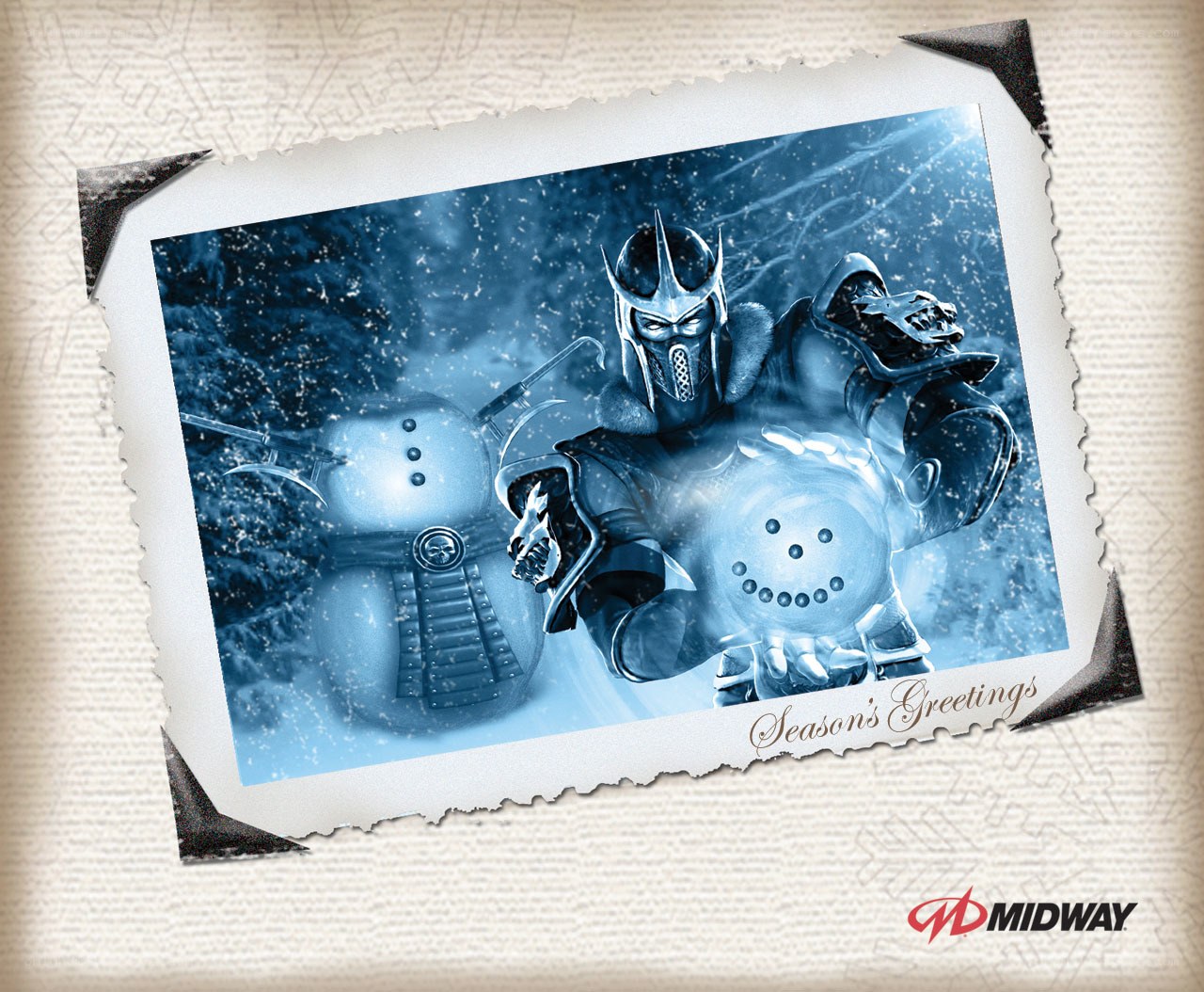 Mortal Kombat holiday card