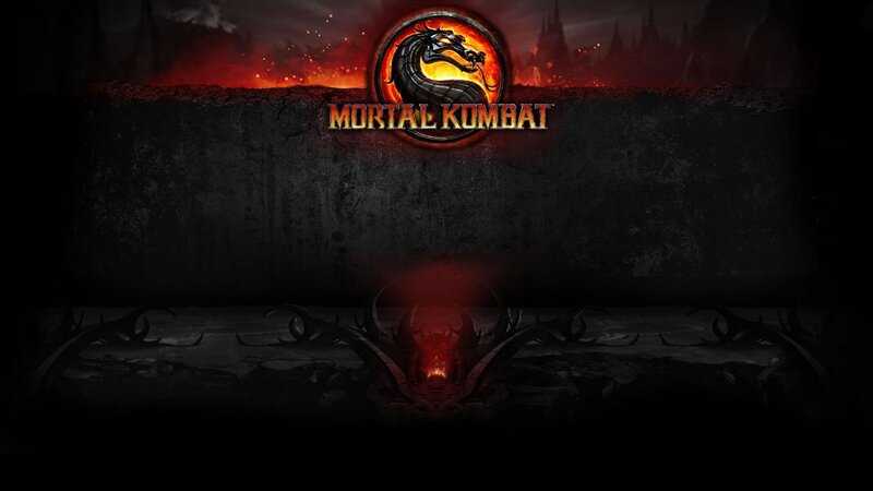 Mortal Kombat Logo — Black, Dark, Dramatic, Night