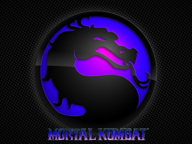 Mortal Kombat Logo — Black