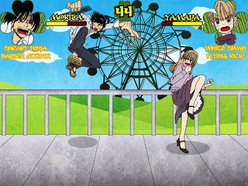 Mortica vs Yamada fight scene