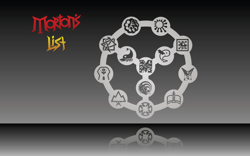 Morton's List logo and symbols