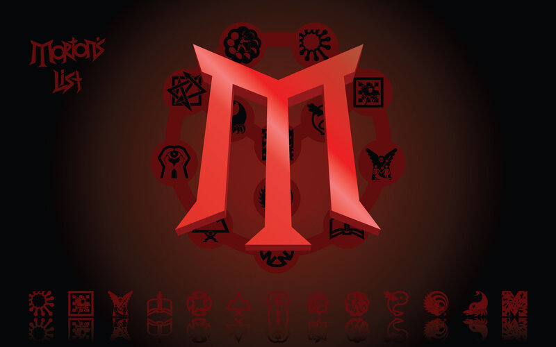 Mortons List logo art