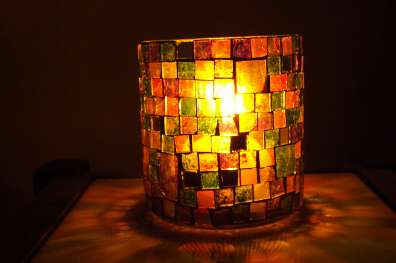 Mosaic Candle Holder
