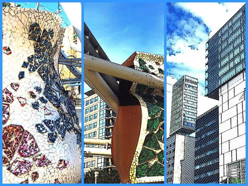 Mosaic-covered Building