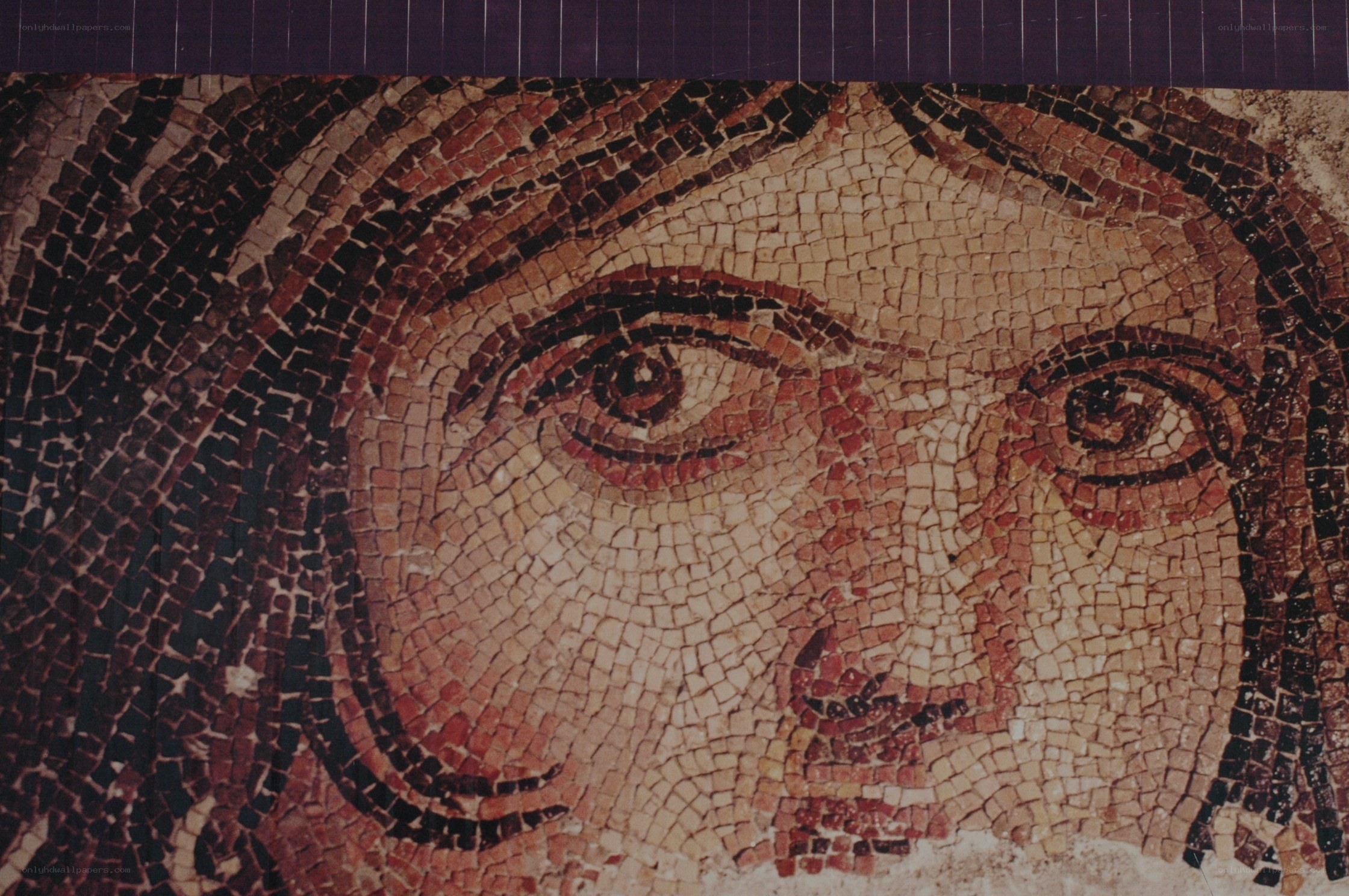 mosaic of a face