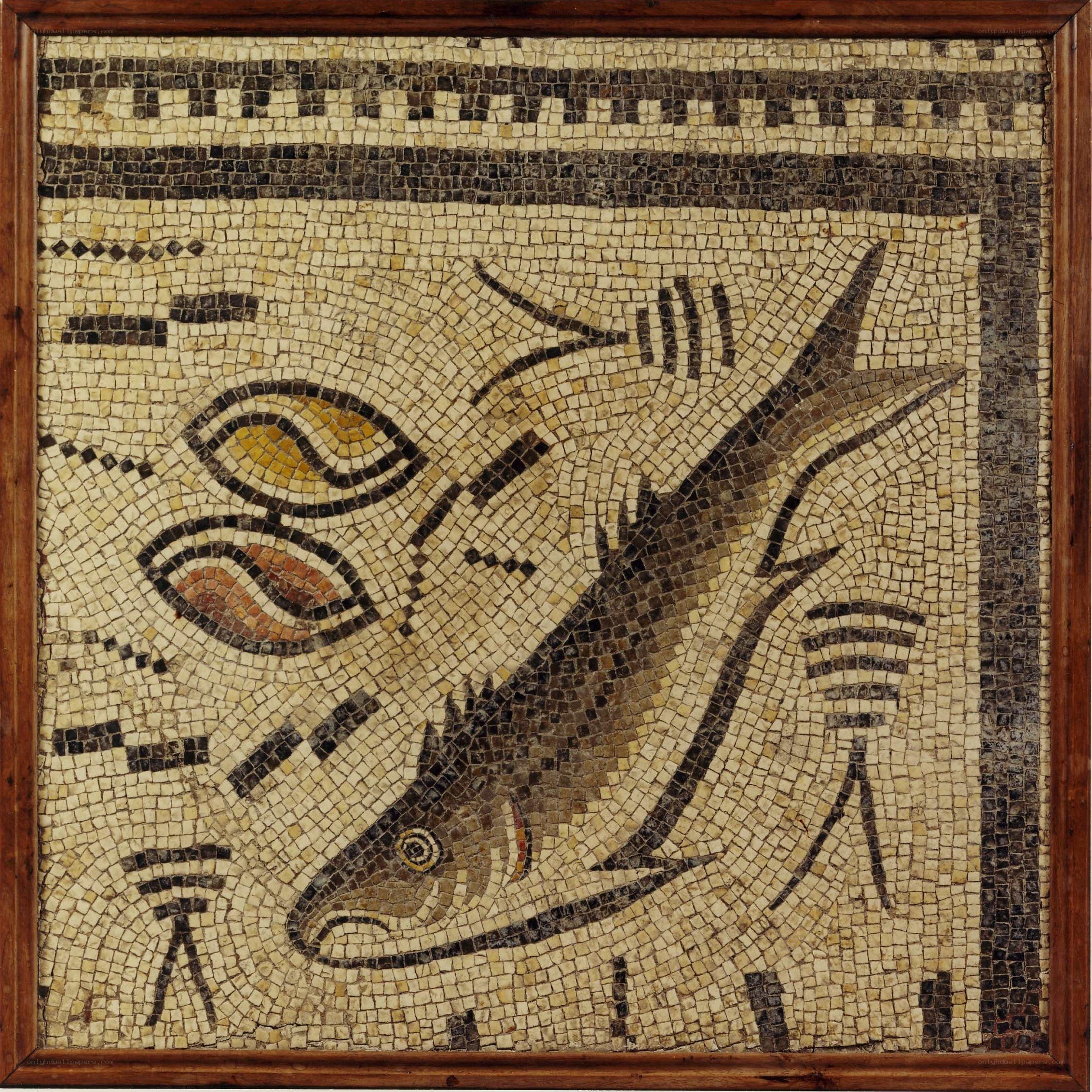 mosaic of a fish