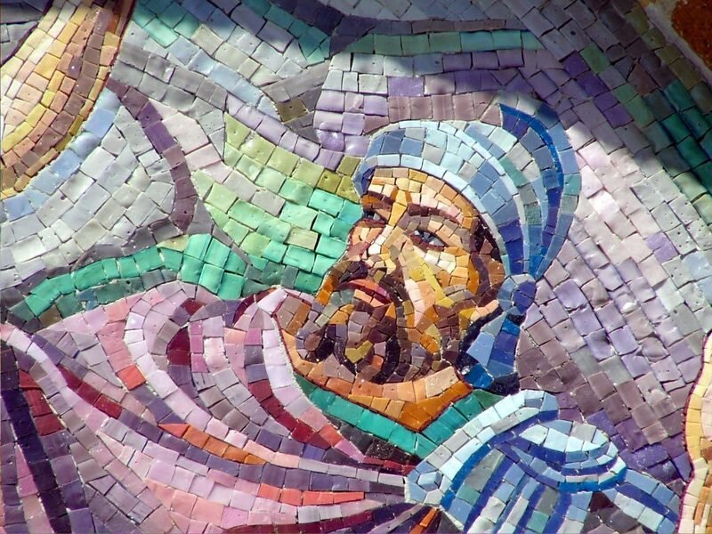 Mosaic of Bearded Man