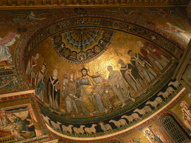 Mosaic of Christ in Heaven