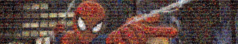 Mosaic of Comic Book Panels