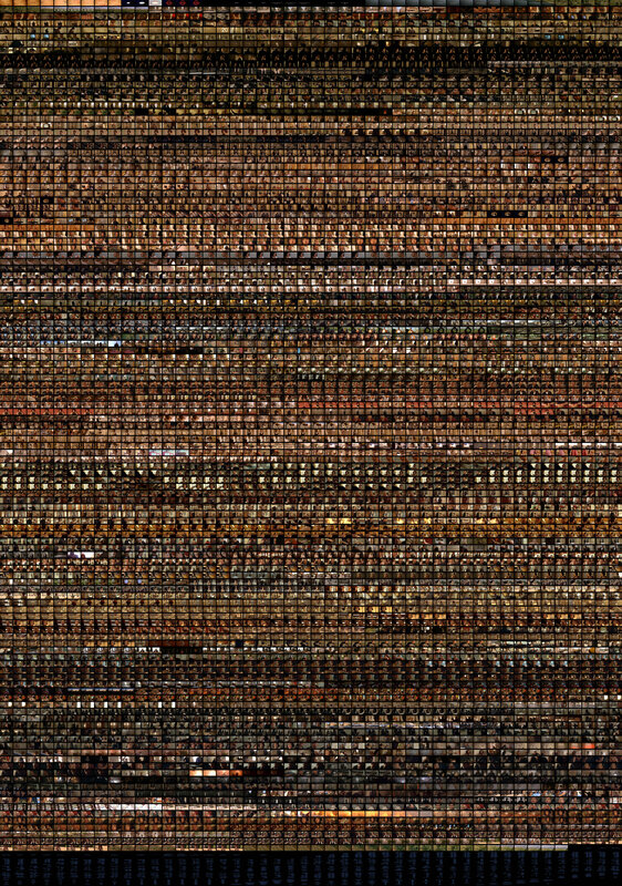 Mosaic of historical images
