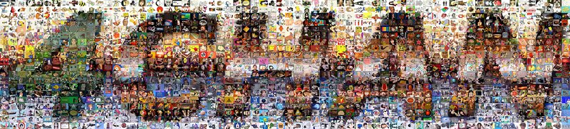 Mosaic of internet culture