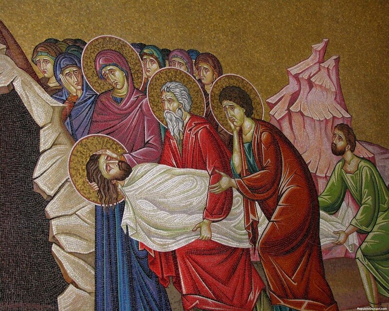 Mosaic of the Deposition