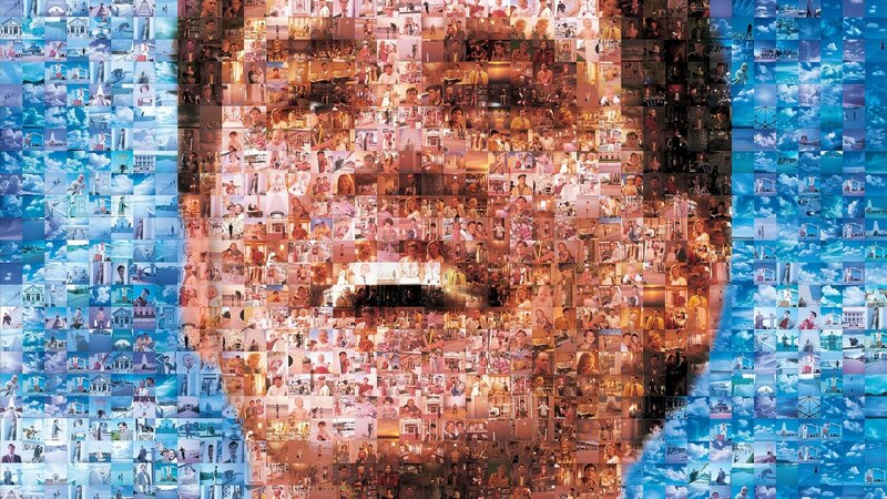 mosaic portrait of a man