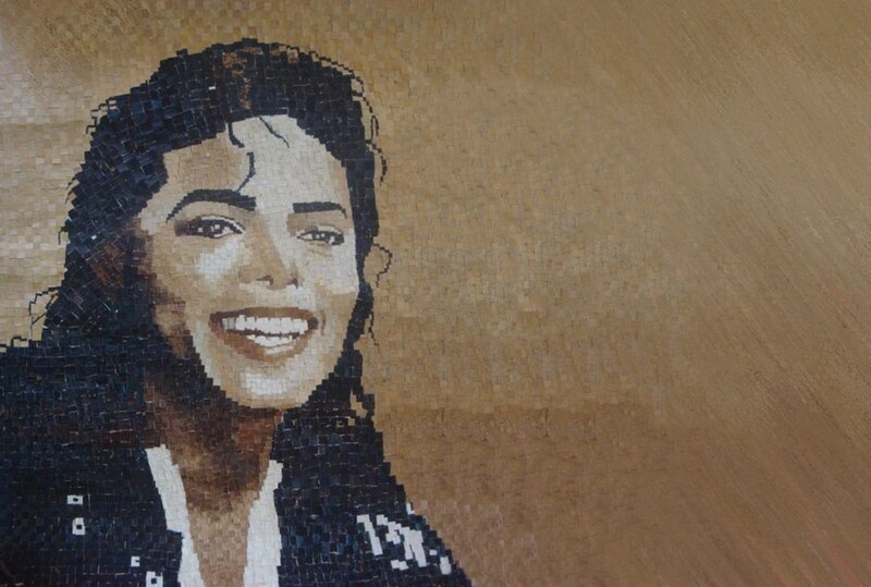 Mosaic Portrait of a Man — Brown