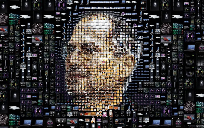 Mosaic Portrait of Man