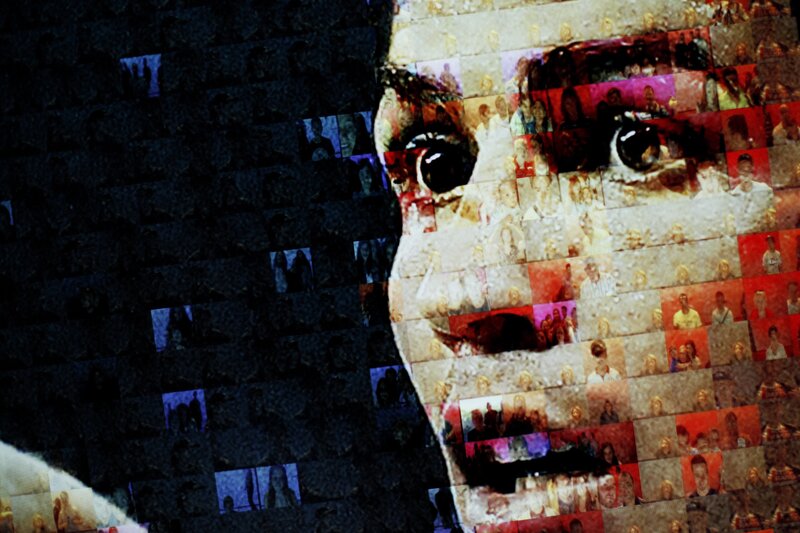 Mosaic Portrait of Person