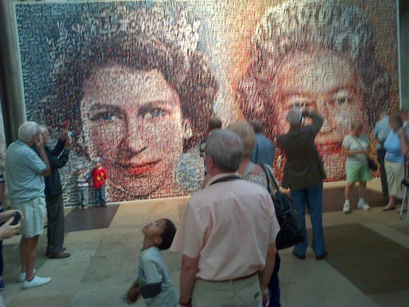 Mosaic Portrait of Two People