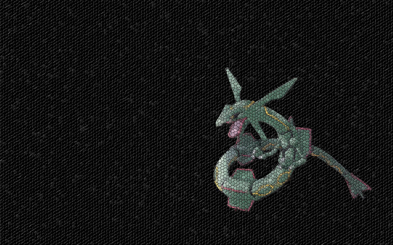 Mosaic Rayquaza artwork