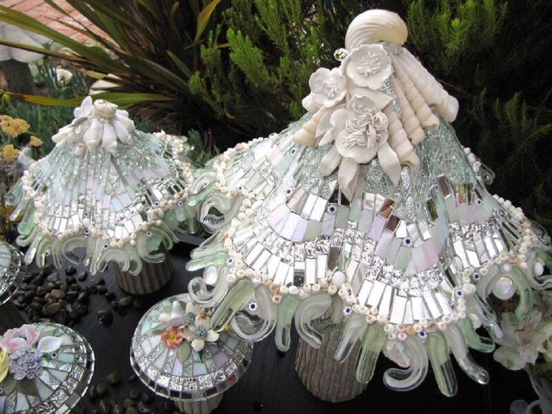 Mosaic Seashell Sculptures