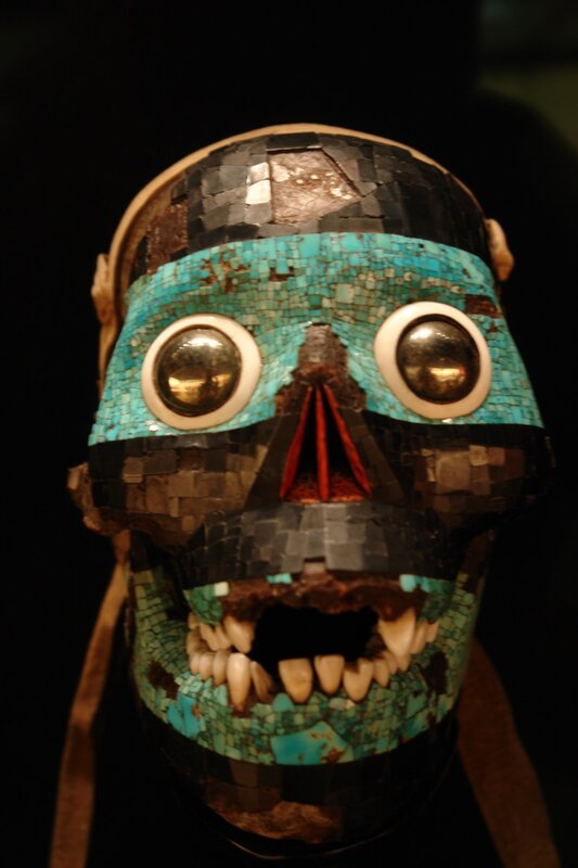 Mosaic skull mask