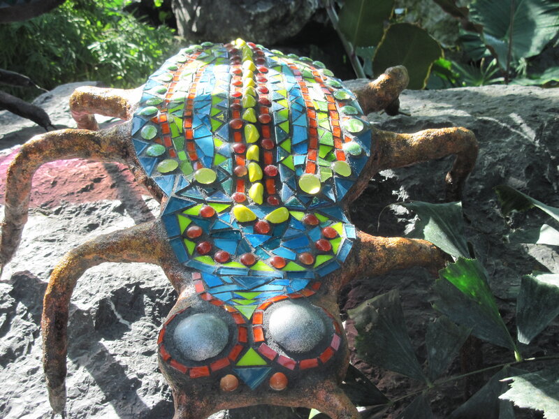 Mosaic Spider Sculpture