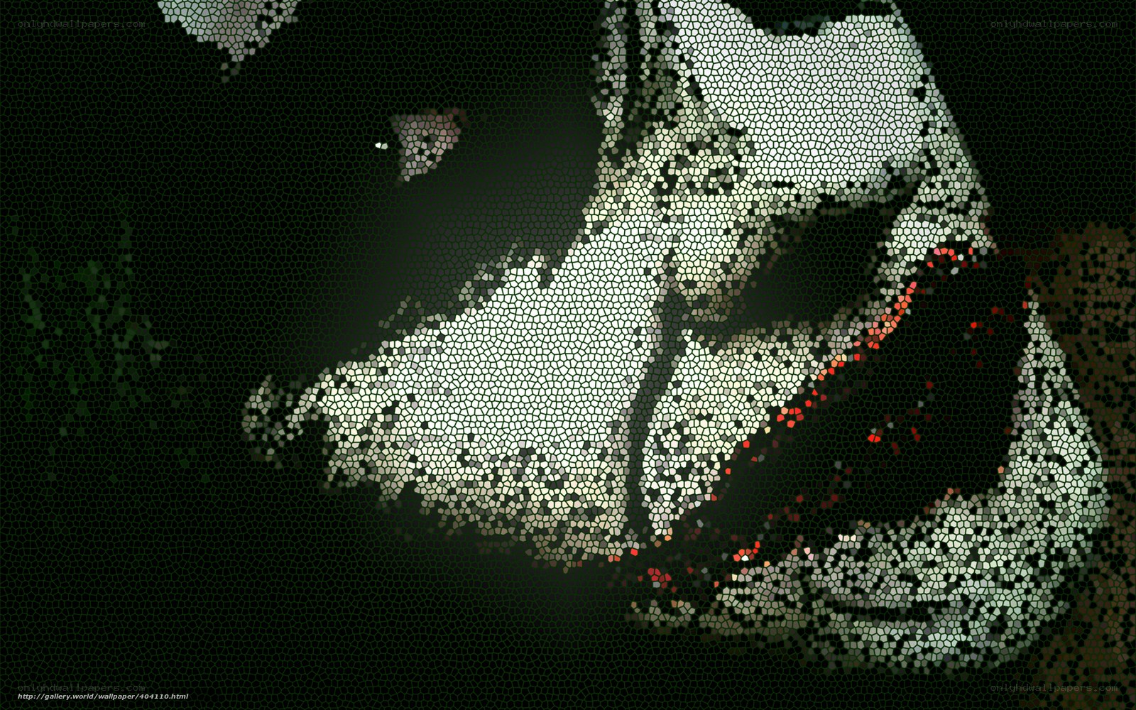 mosaic-style animal portrait