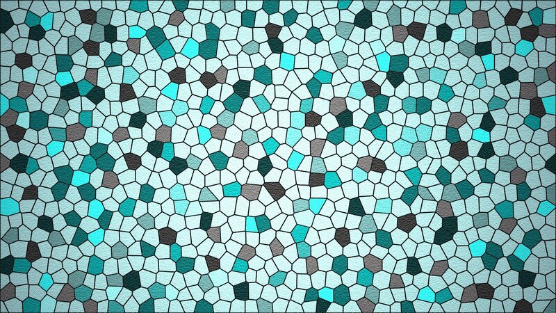 Mosaic Tile Pattern — Teal