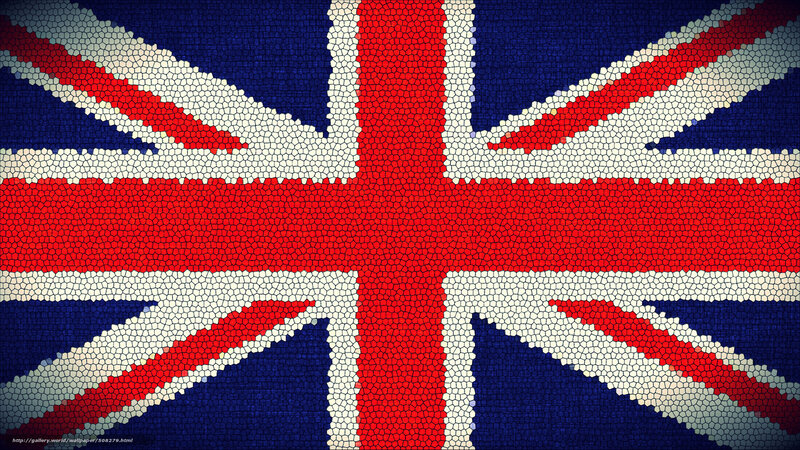 Mosaic Union Jack flag