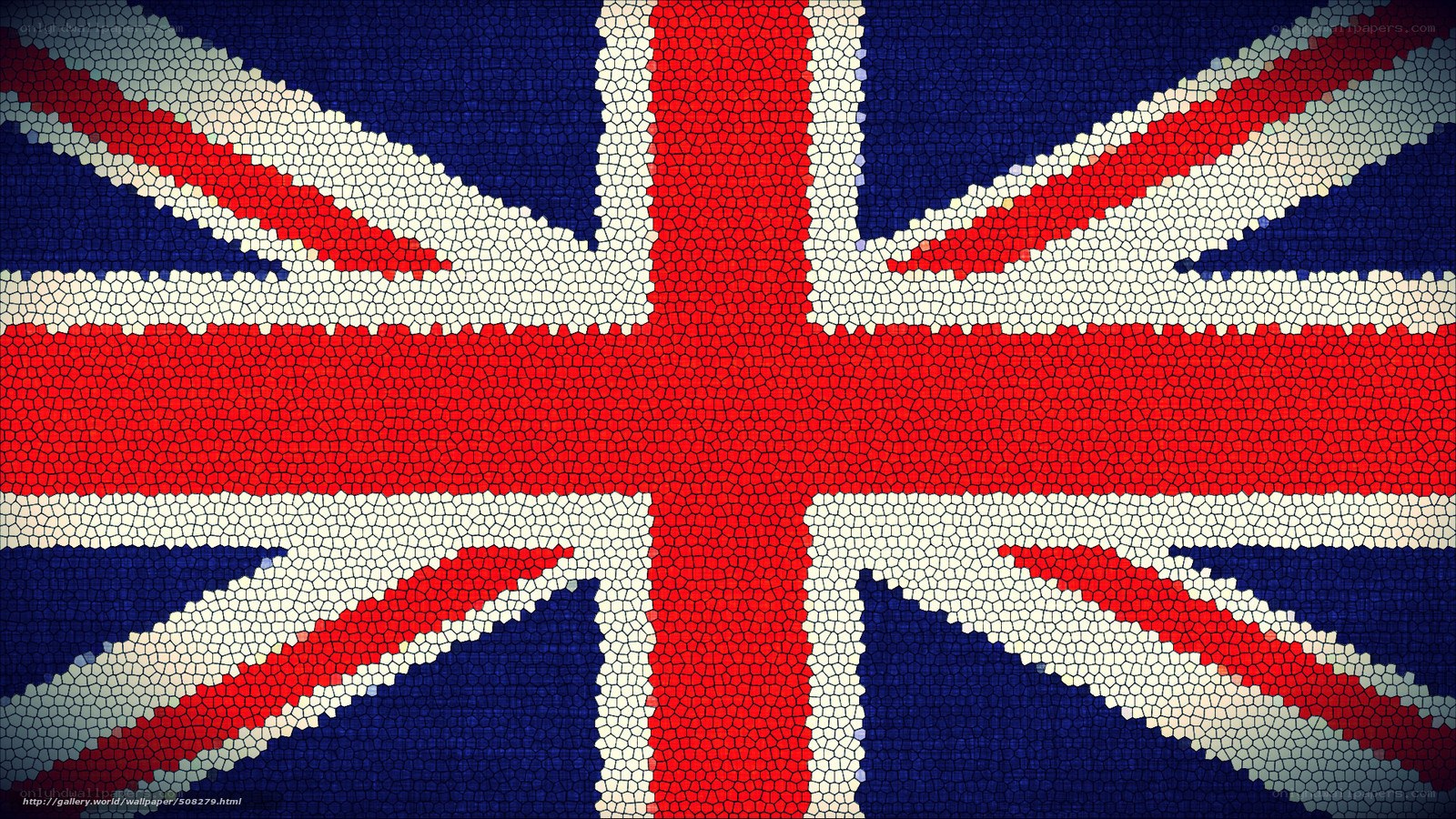 Mosaic Union Jack flag