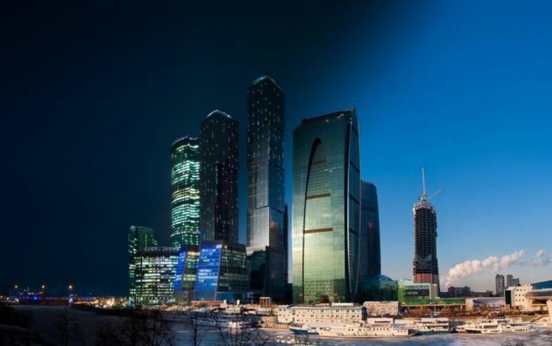 Moscow City Skyscrapers
