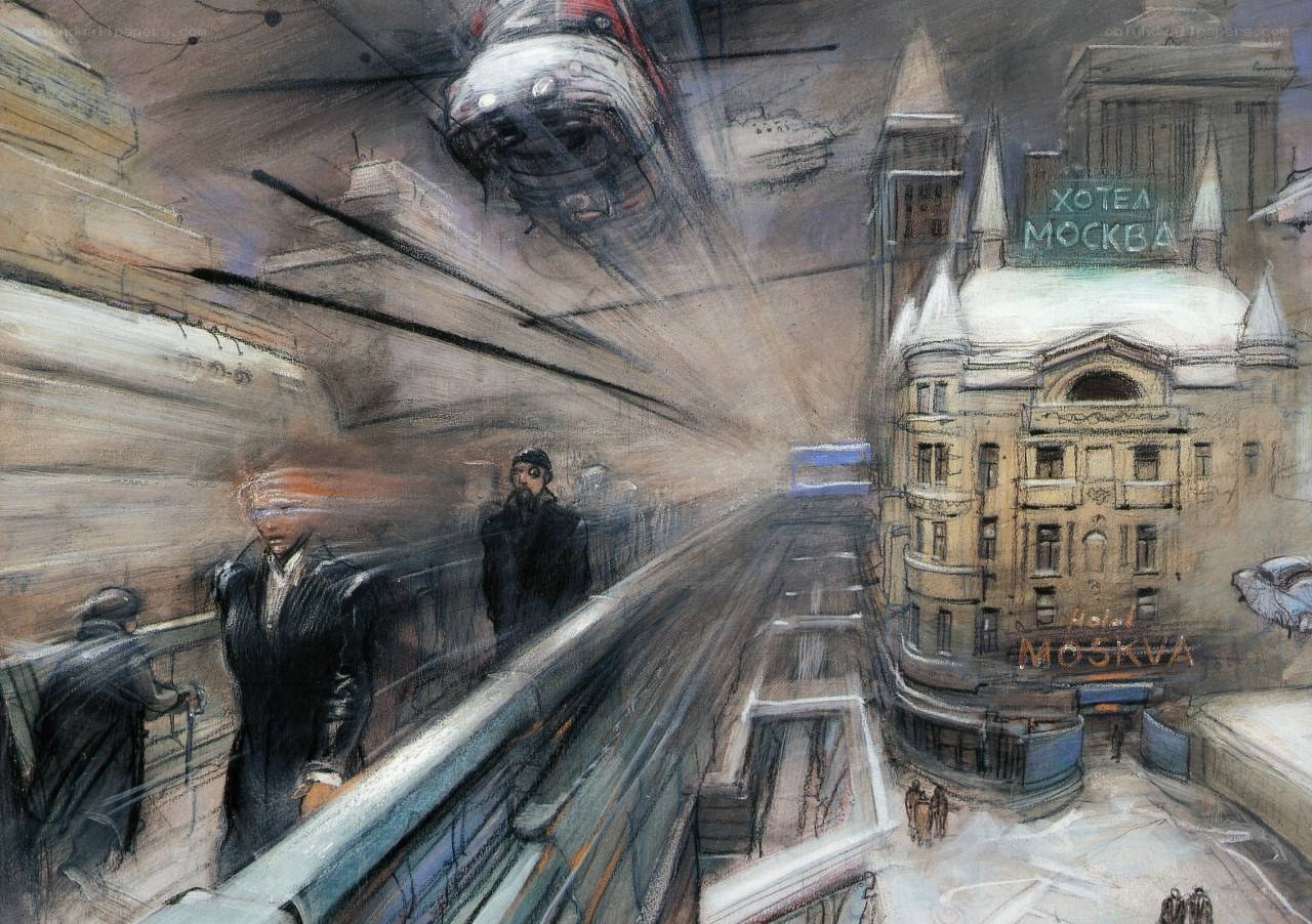 Moscow Hotel concept art