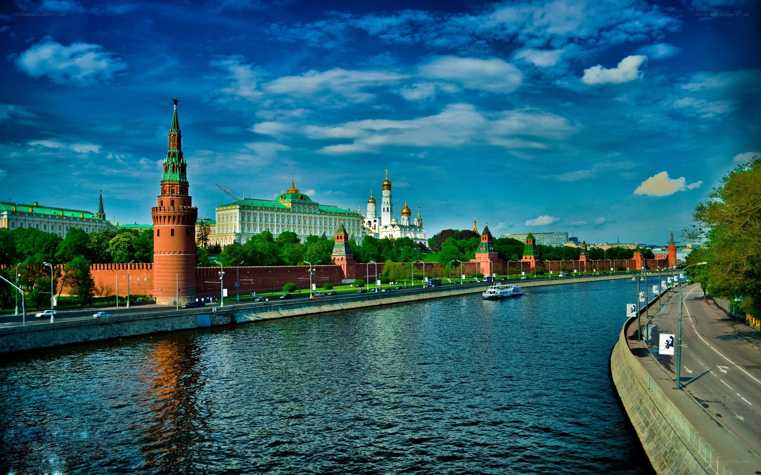 Moscow Kremlin and River