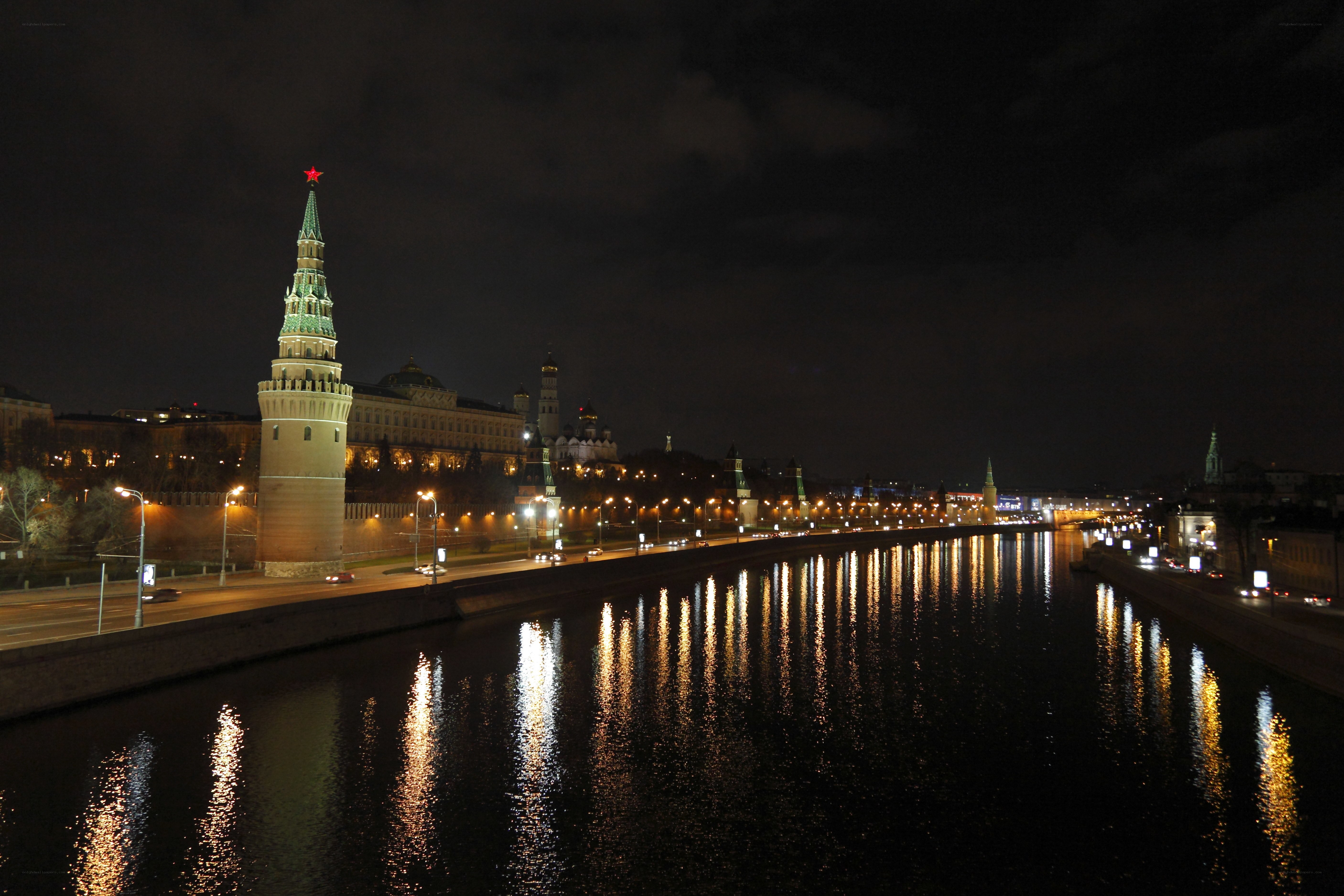 Moscow Kremlin at night