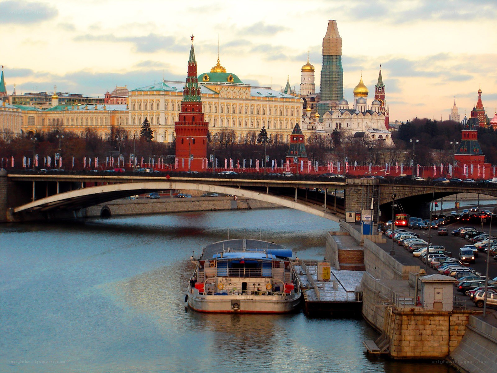 Moscow Kremlin at sunset